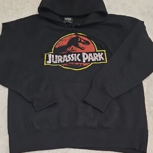 Jurassic Park Universal Studios Black Hoodie